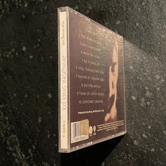 "Ingenue," k. d. lang, 1992 CD - Picture 5 of 7
